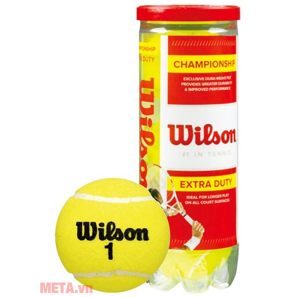 BANH TENNIS WILSON VÀNG ( 1 HỘP / 4 QUẢ )
