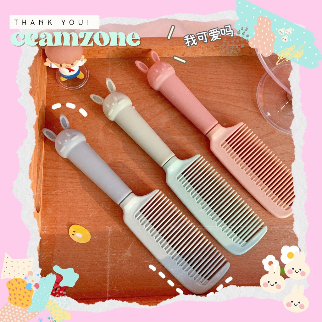 Lược chải tóc cán thỏ dễ thương GL020 Ccamzone