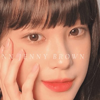 [𝟬-𝟭𝟬 Đ𝗼̣̂] Lens cận thị 1 năm màu nâu jenny dùng cho mắt khô, yếu - Jenny Brown | Ann365 lens