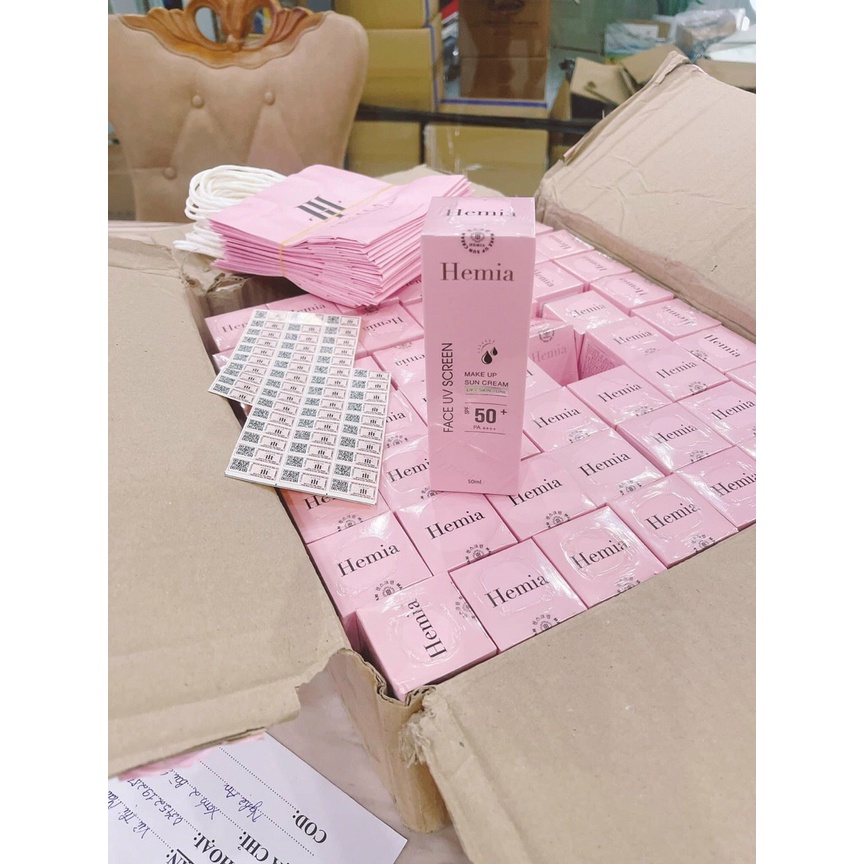 (quà khủng) [Chính Hãng]Kem Dưỡng Da Chống Nắng Hemia 50ml | BigBuy360 - bigbuy360.vn