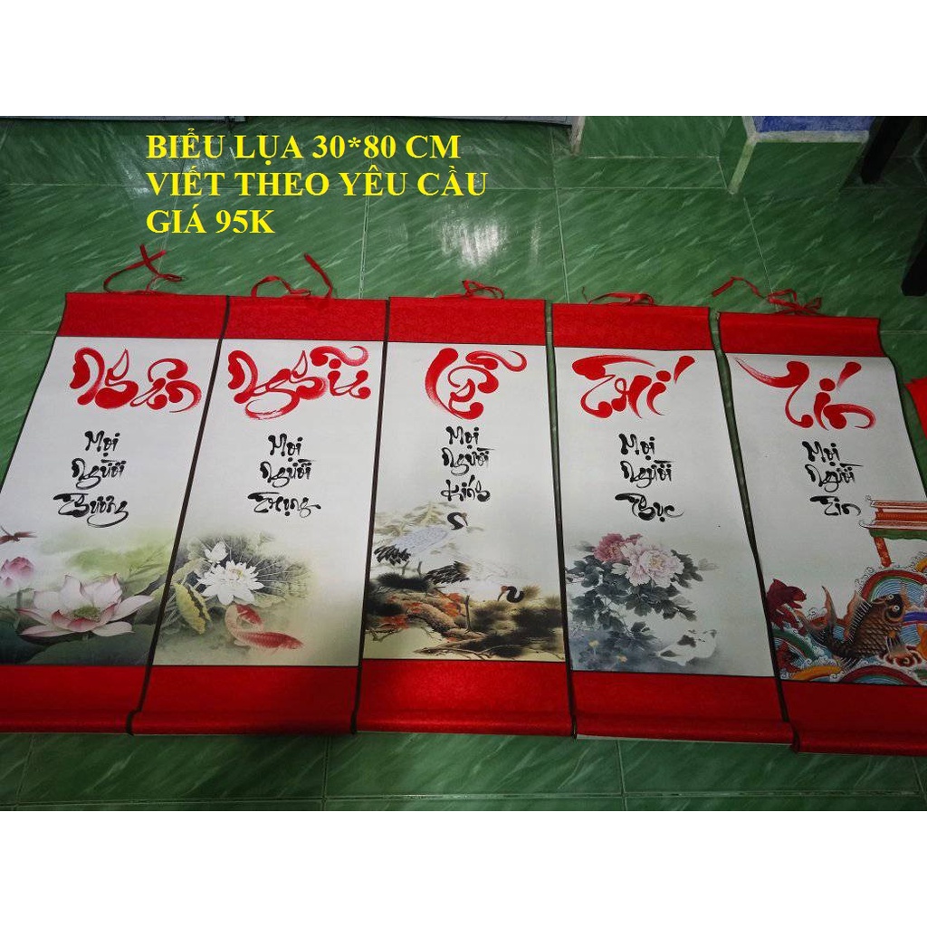 Tranh thư pháp tặng thầy cô 20-11