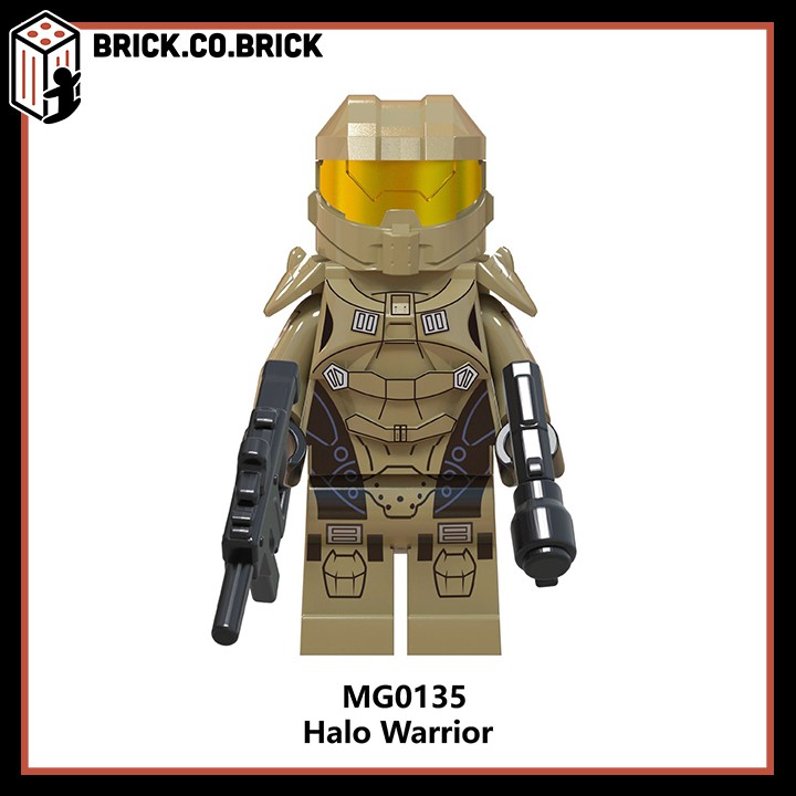 MG0131-0138 - Minifigures các nhân vật Halo Spartan tuyệt đẹp - Đồ chơi Lắp ghép Xếp hình Mô hình Mini EndGame