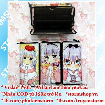 ví dài manga anime