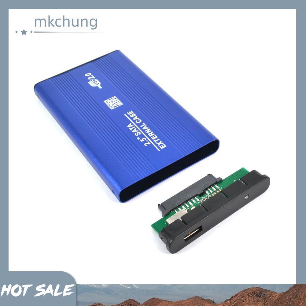 Hộp Đựng Ổ Cứng Ngoài Sata 2.5 Inch Usb 2.0 Bằng Hợp Kim Nhôm
