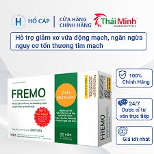 ✅ [Chính Hãng] Fremo (hộp 20v) hỗ trợ giảm mỡ máu, xơ vữa động mạch và giảm tích tụ mỡ dư thừa.