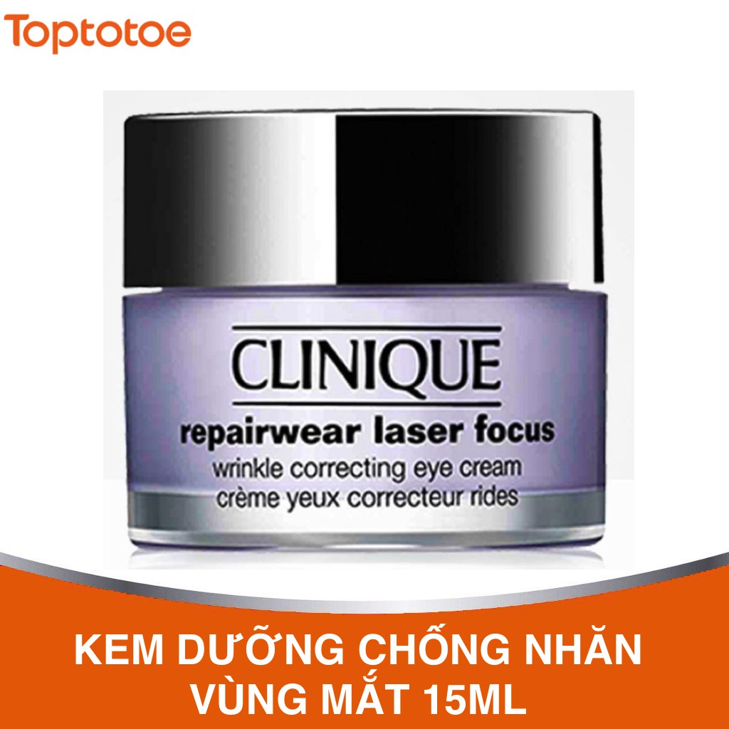 Kem Dưỡng Chống Nhăn Vùng Mắt Clinique Repairwear Laser Focus Wrinkle Correcting Eye Cream 15ml