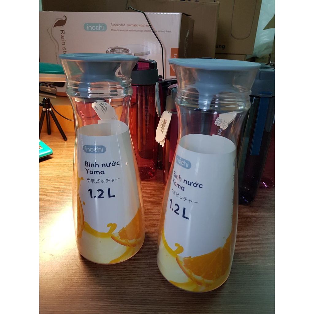 Bình nước Yama 1.2L - Bình Nước Lạnh Yama INOCHI - Nước Detox An Toàn Và Hiệu Quả