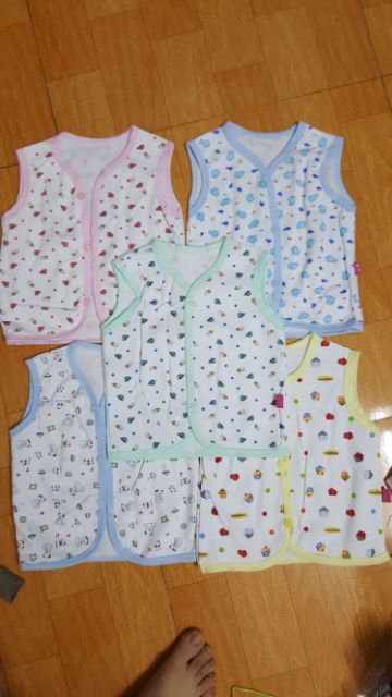 Áo gile cotton 2 lớp cho bé trai bé gái, áo chile cho bé, áo cotton thu đông cho bé