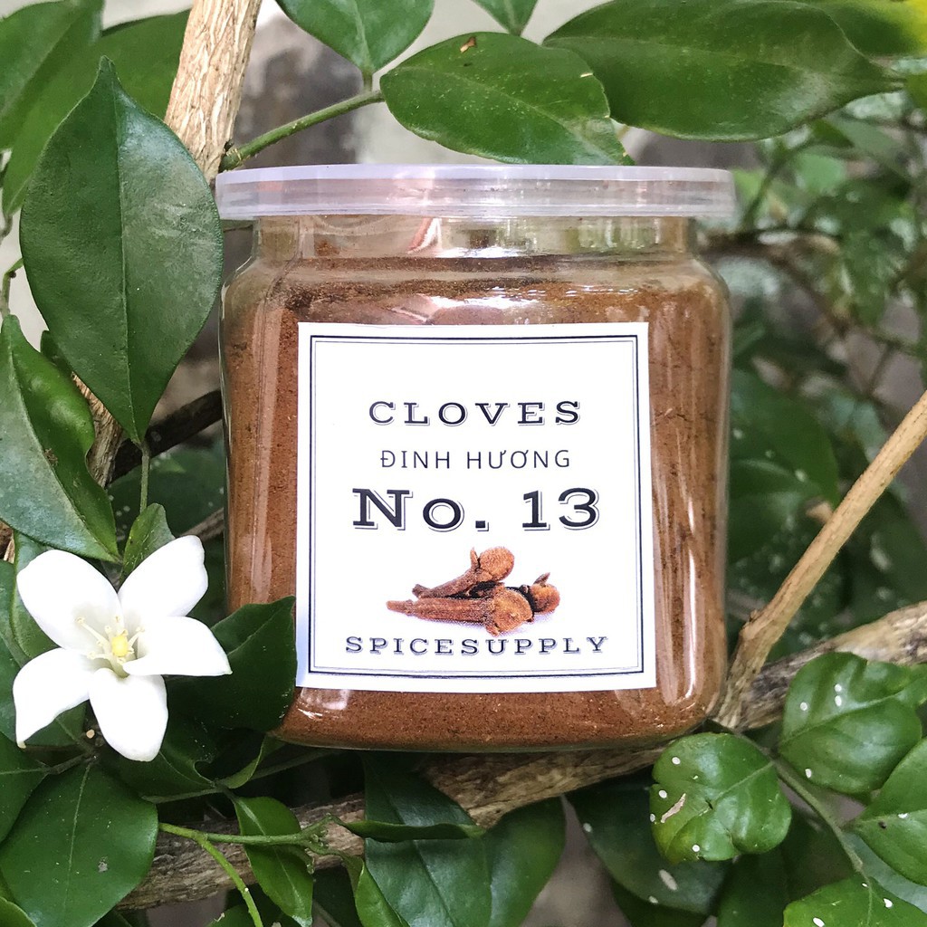 Cloves Ground - Bột Đinh Hương SPICESUPPLY Việt Nam Indonesia Thơm Mịn Hũ 80g