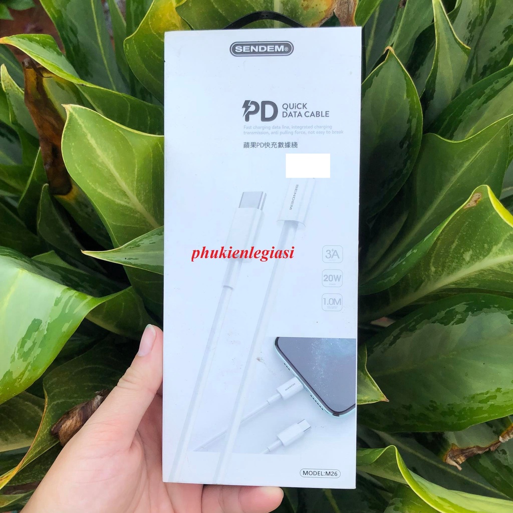 Cáp sạc PD C to Ainiing Sendem M26 20W