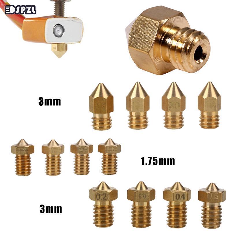 J-Head Nozzle 3mm Tip Replicator 3D Printer Parts Hard Extruder Brass