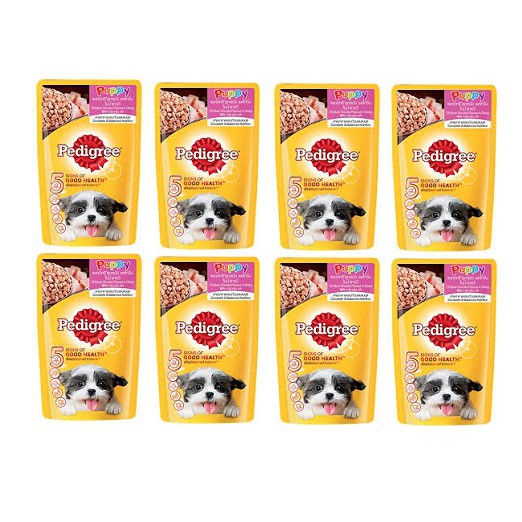 8 gói sốt pedigree chó con 130gr