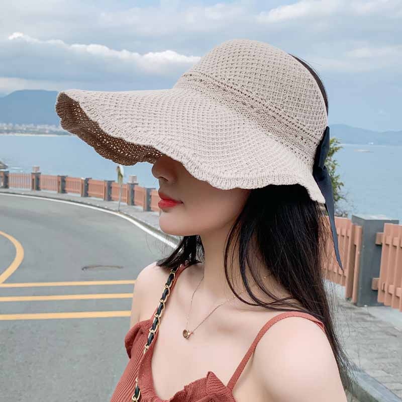 Mũ hở đầu rộng vành thời trang mẫu 2021 cho nữ