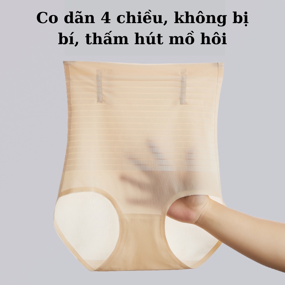 Quần nịt bụng giảm mỡ sau sinh, Đai nịt bụng su ôm body, không lộ viền chống cuộn SAVILL N7777