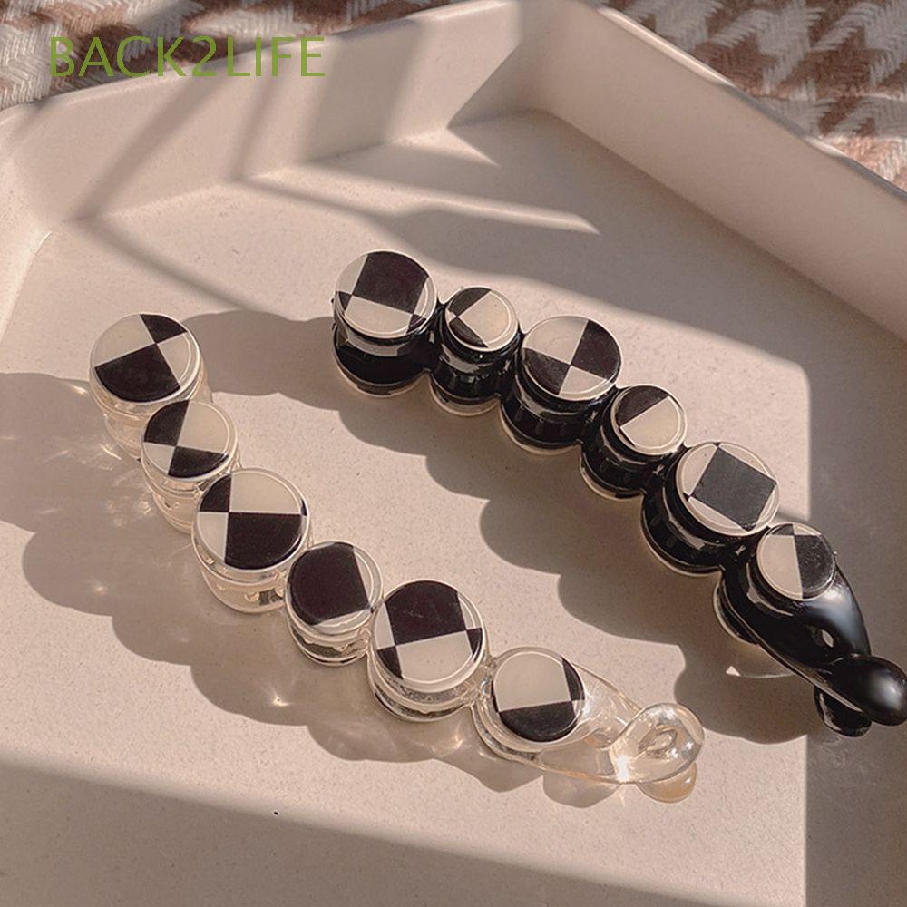 Kẹp tóc acrylic phong cách Hàn Quốc cổ điển thời trang dành cho nữ