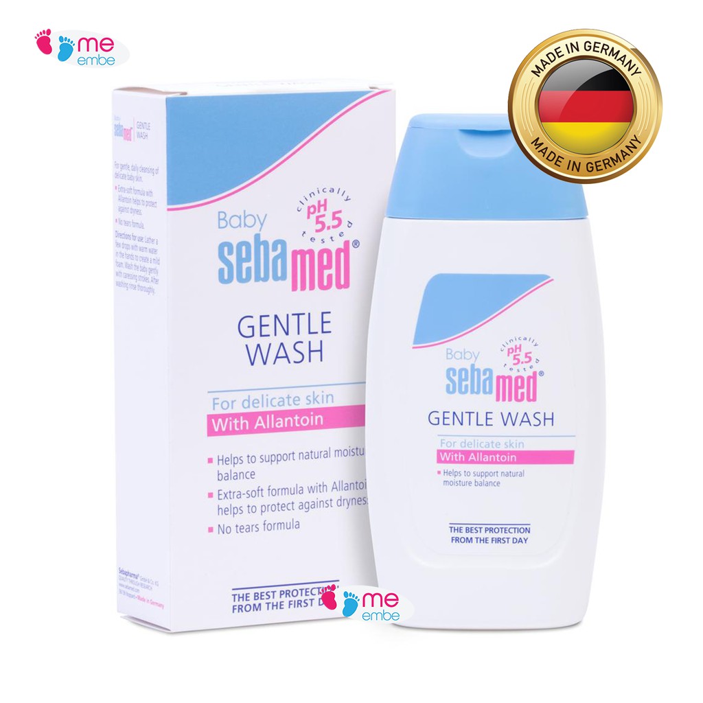 Sữa tắm gội toàn thân cho bé newborn Sebamed pH5.5  [Nhập Khẩu Chính Hãng]