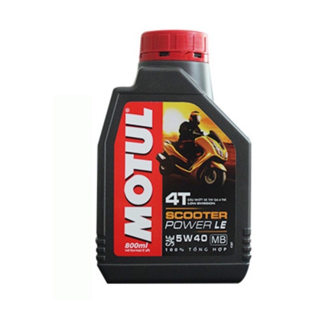 Nhớt máy motul cao cấp  Scooter power LE 5w40