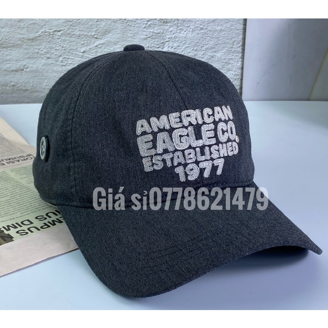 mũ lưỡi trai kaki 2 lớp - nón kết vải kaki xịn đậm chất thể thao thêu america1977 thời trang