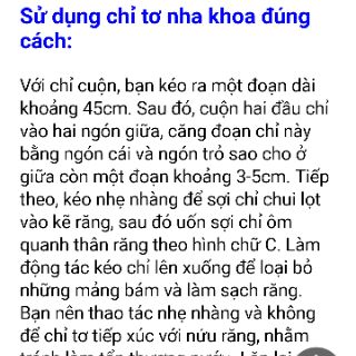 Chỉ tơ nha khoa Oral B