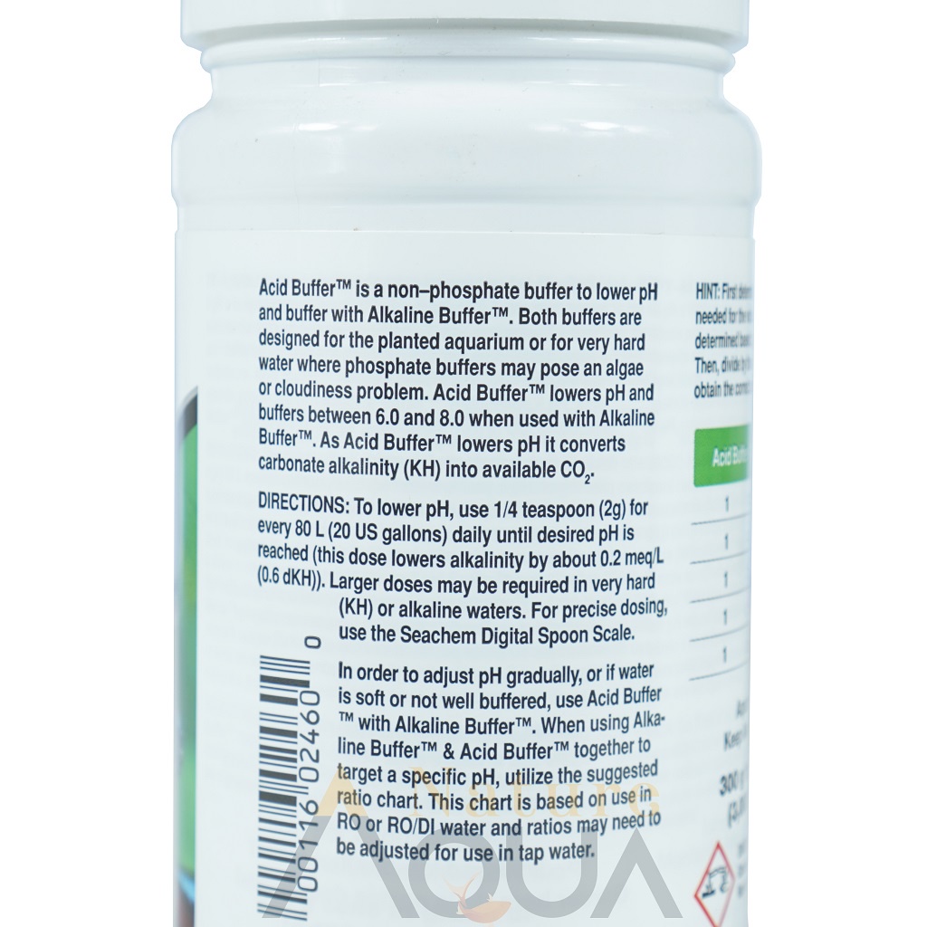 SEACHEM ACID BUFFER - Hỗn hợp làm giảm pH cho hồ cá thủy sinh