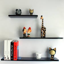 Kệ gỗ trang trí treo tường ( SET 3 thanh ngang dài 40,50,60cm x 15cm) | BigBuy360 - bigbuy360.vn