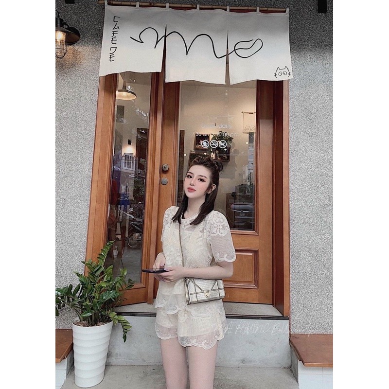 SALE Set áo + quần ren cao cấp sz sm loại 1 qccc (fom rộng) | BigBuy360 - bigbuy360.vn