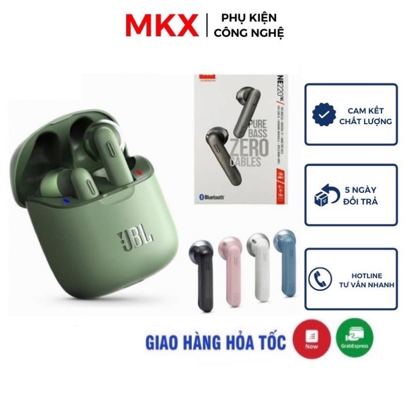 Tai Nghe Bluetooth Tune 220 tai nghe airpod không dây  Bass hay Treble Đỉnh Cao Chống Ồn