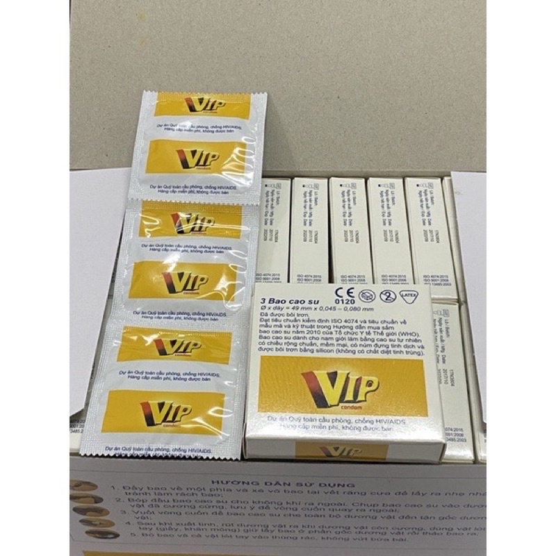 Bao Cao Su VIP giá rẻ dùng cho gia đình Không Mùi Không Dị Ứng