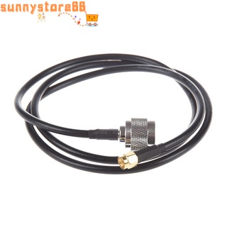 N Male Connector to RP-SMA Male Antenna Pigtail Cable 1M