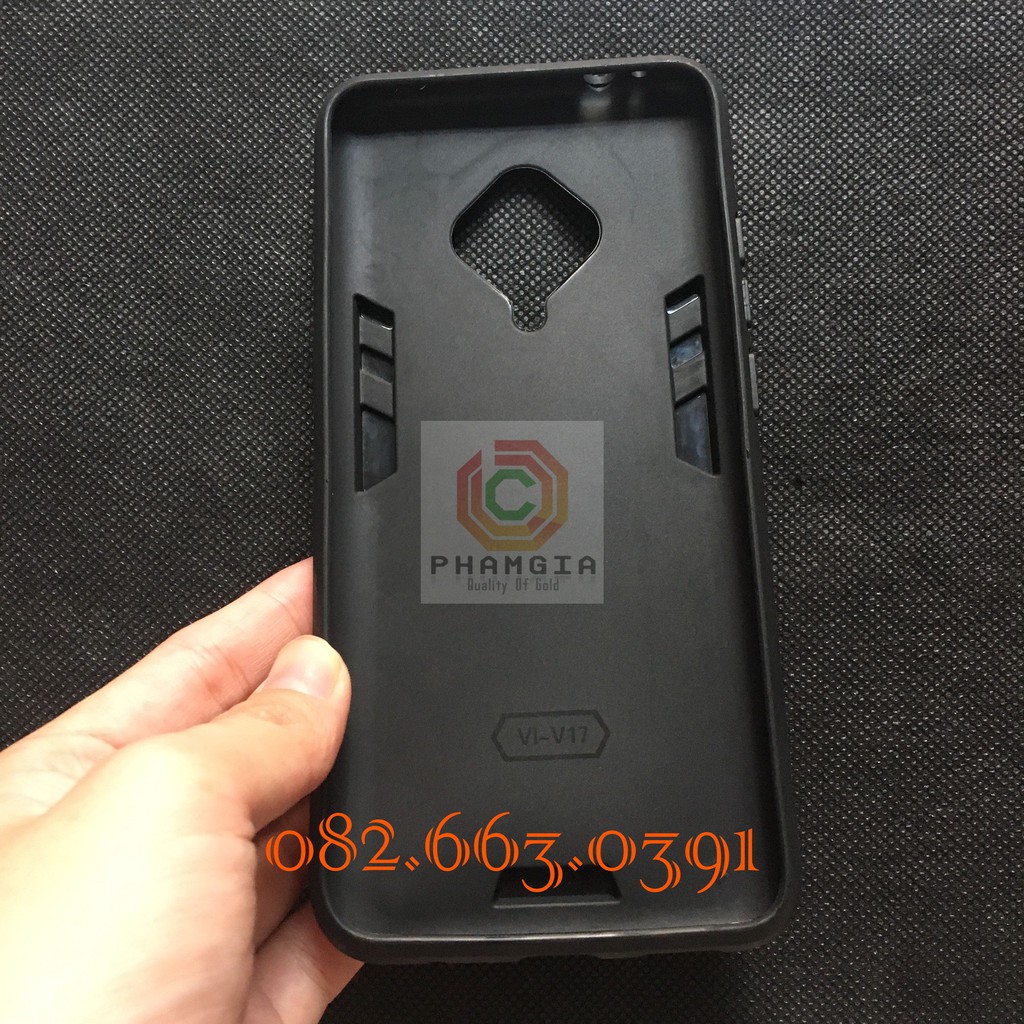 Ốp lưng Vivo S1 pro mặt lưng nhám có chống đỡ, siêu bảo vệ