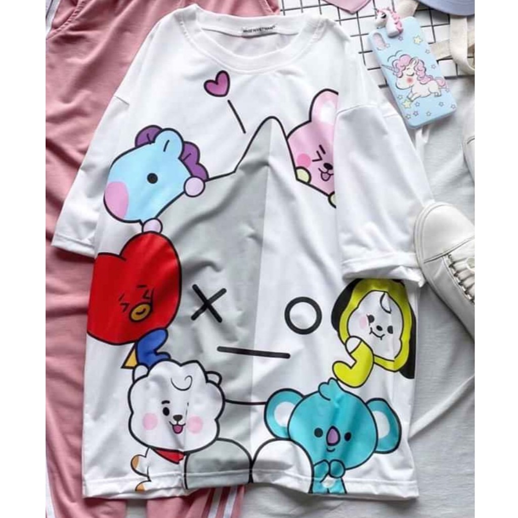 Áo tay lỡ form rộng nam nữ | BigBuy360 - bigbuy360.vn