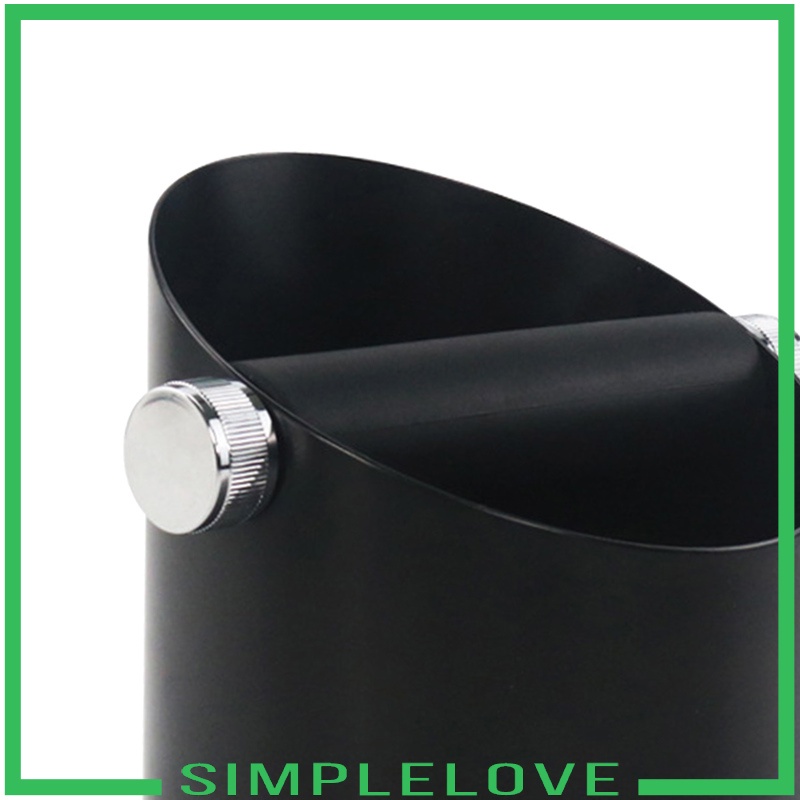 [SIMPLELOVE] Black Espresso Coffee Knock Box Waste Bin Bucket for Home Office Barista