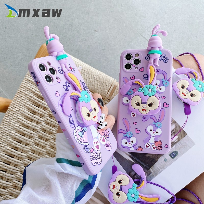 Stellalou Ốp Điện Thoại Mềm Hình Thỏ Cho Samsung Galaxy A53 5G A3 A04S 4G 5G S21 S22 S21 Ultra Plus S22 + S21 + S20 Ultra Plus S20 +