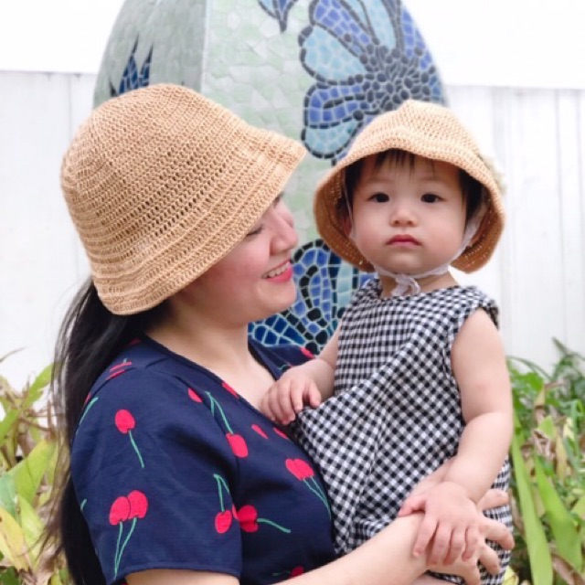 Set mũ mẹ và bé