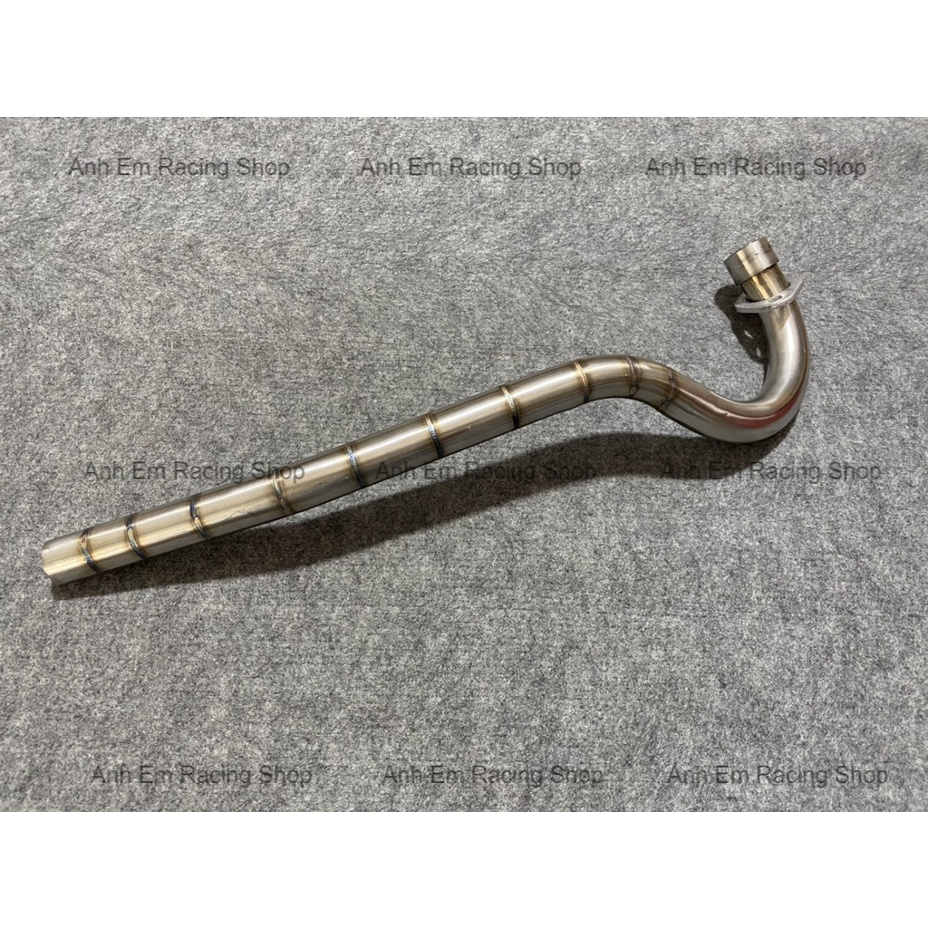 Cổ Pô inox Đường Hàn Titan Thay Thế Cổ Pô Zin From Thòng Gắn Fuled 125 và Wave 125i