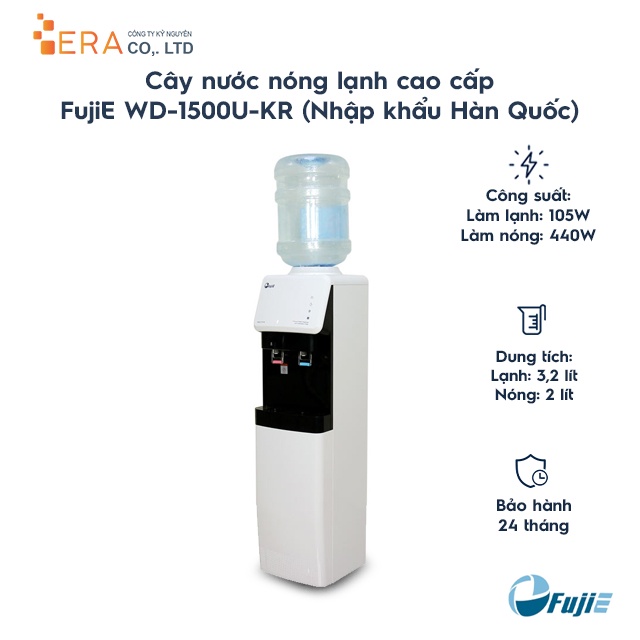 Cây nước nóng lạnh cao cấp Fujie WD-1500U-KR ( Nhập khẩu Hàn Quốc )
