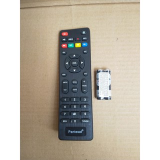Remote đầu thu PANTESAT T2 + Tặng kèm 2 viên Pin 3A