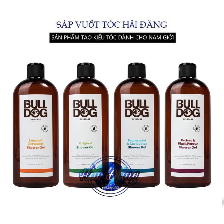 [ Chính Hãng UK ] Sữa tắm dành cho nam Bulldog Shower Gel 500ml