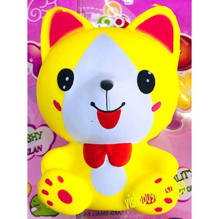 SQUISHY CHÓ CÚN VÀNG LÈ LƯỠI  (huongtrang)