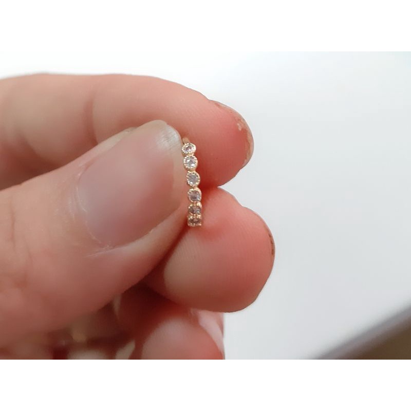 KHUYÊN VÒNG ĐÍNH ĐÁ/ KHUYÊN XI BẠC 925