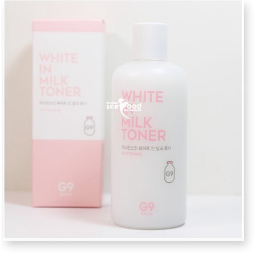 Nước Hoa Hồng Dưỡng Trắng Da G9Skin White In Milk Toner