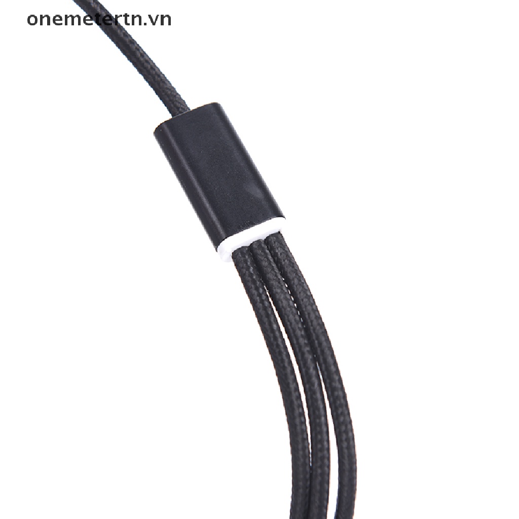 Dây Cáp Sạc Đồng Bộ Dữ Liệu Micro USB Loại C Đa Năng 3 Trong 1 Cho iPhone / Android