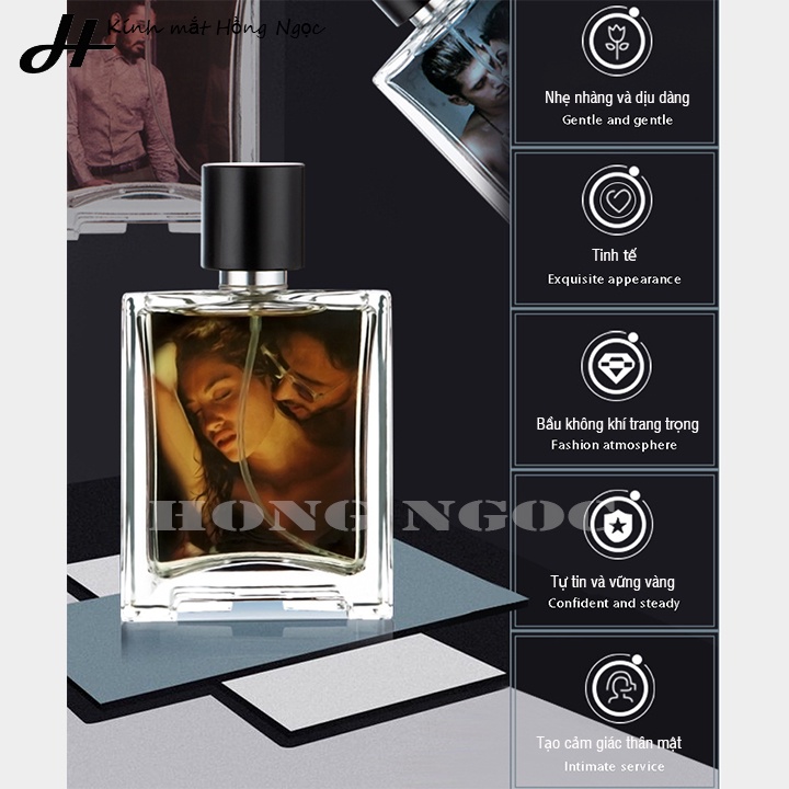 [100ml] Nước hoa nam, thơm lâu quyến rũ mùi hương nam tính, thơm ngọt dịu nhẹ giữ mùi lâu, dạng xịt 100ml [CH-HO]