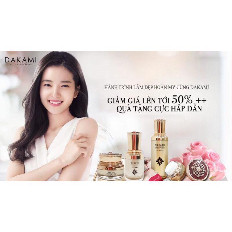 Bộ Dưỡng Da Dakami - Trắng Da, Sạch Nám & Tàn Nhang