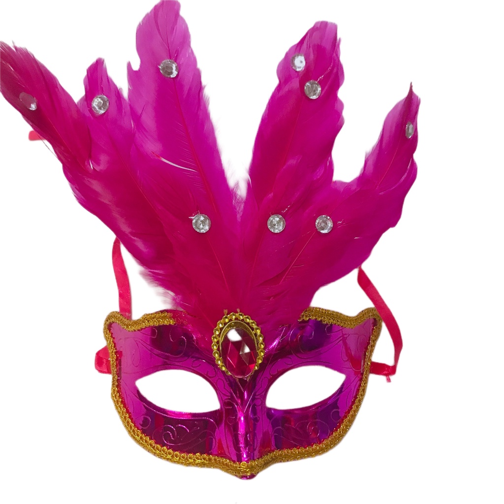 Mặt nạ họa tiết gợi cảm hóa trang Halloween - mặt nạ nửa mặt dành cho lễ hội hóa trang Halloween - Gấu bông Baby81