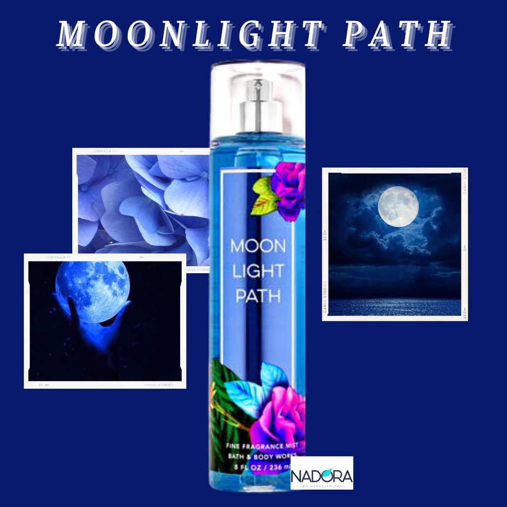 XỊT THƠM TOÀN THÂN BATH AND BODY WORKS BODY MIST - MOONLIGHT PATH - 236ML