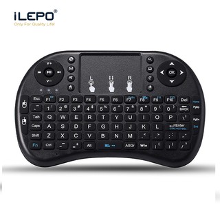 Bàn phím mini kiêm chuột bay không đèn không dây siêu tiện lợi ILEPO K08iiB