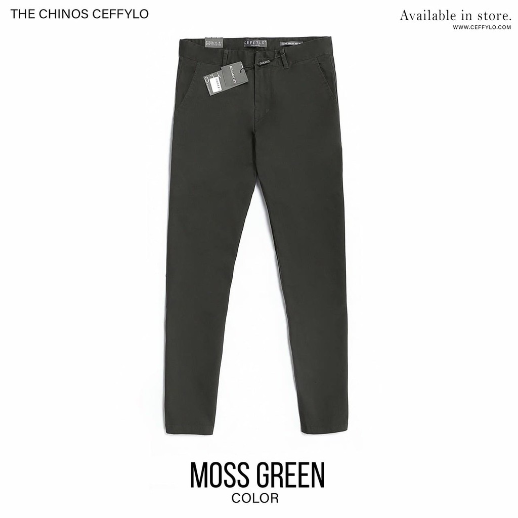 Quần Chinos Jeans kaki cho nam (màu xanh rêu và xám)