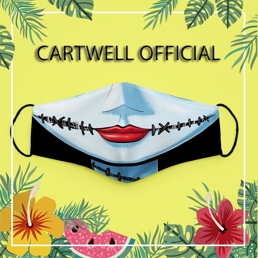 Khẩu trang vui nhộn thú cưng cute dễ thương cho bé trẻ em Hình Vẽ DRAWN CARTWELL dễ thở thoáng khí kháng khuẩn thời tran