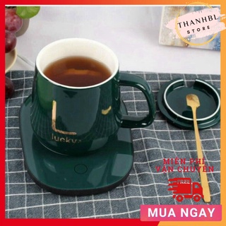 Bộ cốc hâm nóng đồ uống dung tích 460ml có nắp tiện lợi TN273- ThanhBL Store